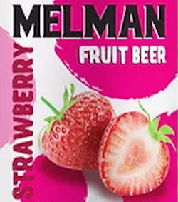 Melman Strawberry logo Melman Strawberry logo